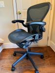 Herman Miller Aeron Chair with Posturefit - Turquoise