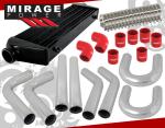 Turbo Super Charger Intercooler with Aluminum Pipe Kit