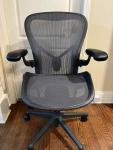 Herman Miller Aeron Chair - Size C, Remastered