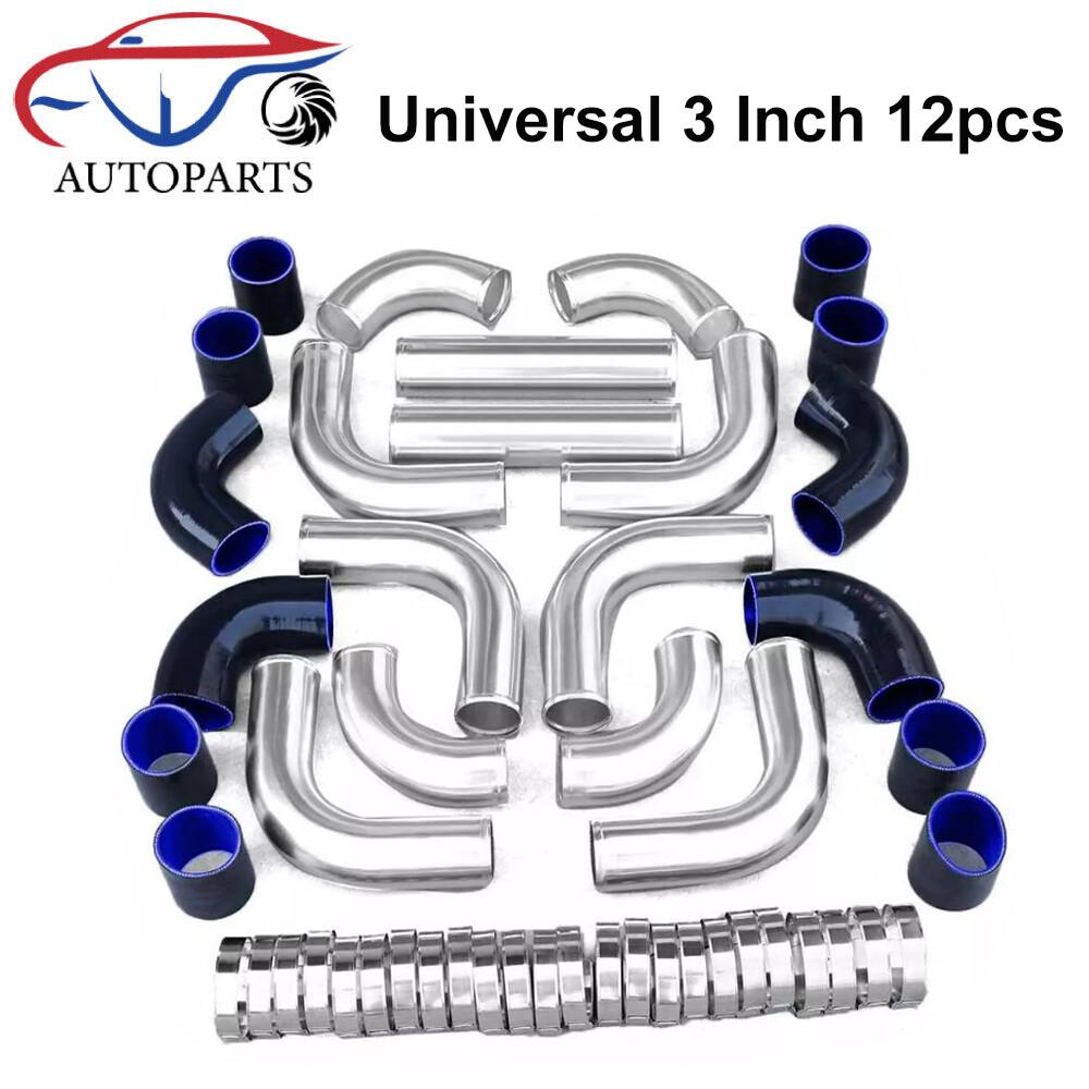 3" Universal Aluminum Turbo Intercooler Pipe Kit