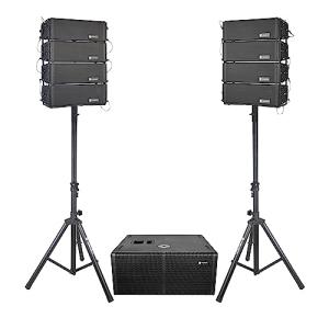 PRORECK 6000W DJ Powered PA Speaker System Set