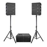 PRORECK 6000W DJ Powered PA Speaker System Set