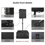 PRORECK 6000W DJ Powered PA Speaker System Set