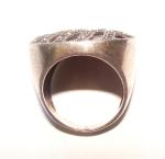 Vintage Sterling Silver Tigers Eye Swirl Ring