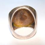 Vintage Sterling Silver Tigers Eye Swirl Ring