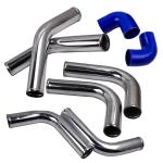 Universal 2.5" Aluminum Turbo Pipe Kit with Hoses