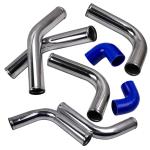Universal 2.5" Aluminum Turbo Pipe Kit with Hoses