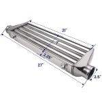 Universal Aluminum Turbo Intercooler Kit with Pipes