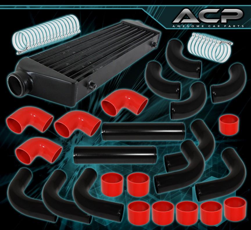 Turbo Charger Intercooler Kit with Piping and Clamps