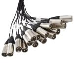 ProReck 16-Channel Rack Mount Snake Cable 5x30 ft