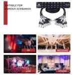 ProReck 16-Channel Rack Mount Snake Cable 5x30 ft