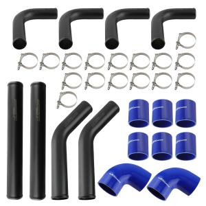 Universal 2.5" Aluminum Turbo Intercooler Pipe Kit