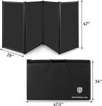 Proreck DJ Foldable Event Booth Panels with Carry Bag