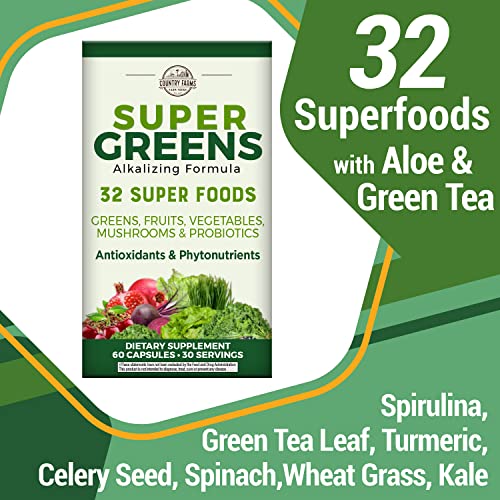 32 Superfood Capsules for Personal Taste