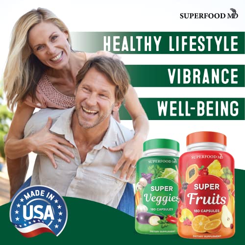 360 Capsules Superfood Fruit & Veggie Supplement