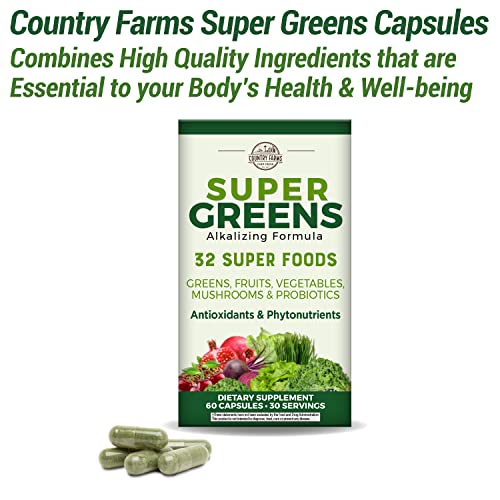 32 Superfood Capsules for Personal Taste