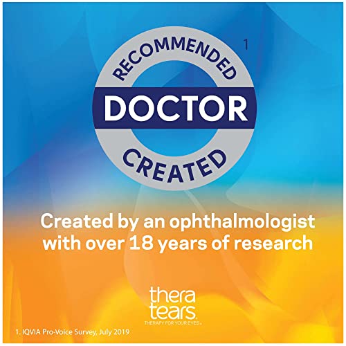 TheraTears 1200mg Omega 3 Supplement for Eye Nutrition, Organic Flaxseed Triglyceride Fish Oil and Vitamin E, 90 Count