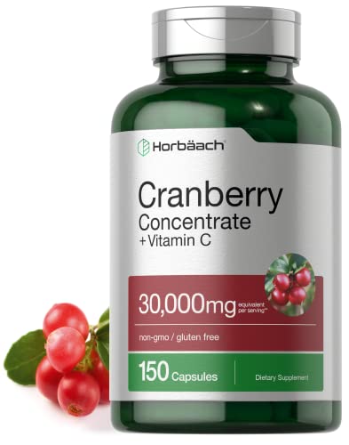 Triple Strength Cranberry Vitamin C Capsules - 150 ct