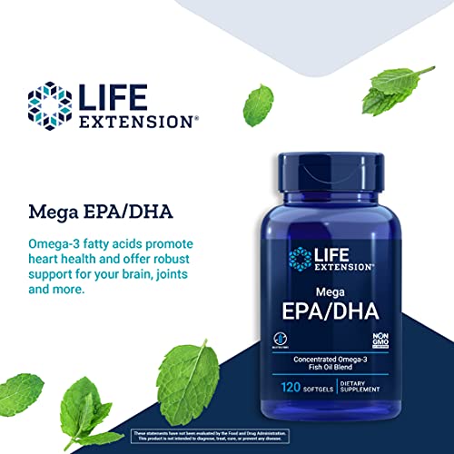 Mega Concentrated Omega 3 Fish Oil Supplements