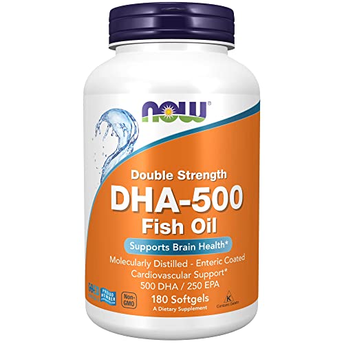DHA-500 with EPA, Supports Brain Health, 180 Softgels