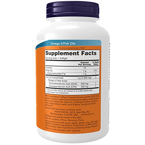 DHA-500 with EPA, Supports Brain Health, 180 Softgels