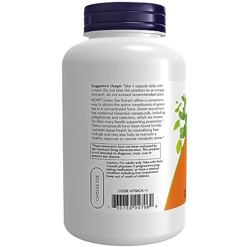 Green Tea Extract with Vitamin C, 250 capsules