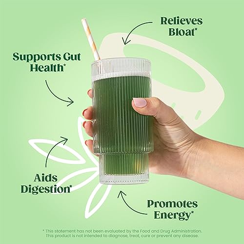 Bloom Nutrition Super Greens Powder Smoothie & Juice Mix - Probiotics for Digestive Health & Bloating Relief for Women, Digestive Enzymes with Superfoods Spirulina & Chlorella for Gut Health (Coconut)
