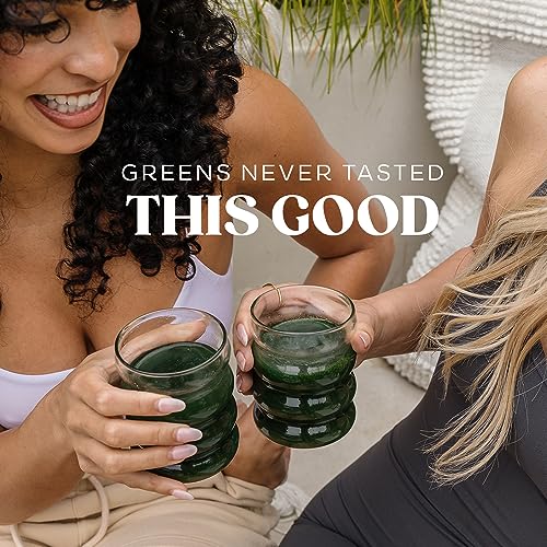 Bloom Nutrition Super Greens Powder Smoothie & Juice Mix - Probiotics for Digestive Health & Bloating Relief for Women, Digestive Enzymes with Superfoods Spirulina & Chlorella for Gut Health (Coconut)