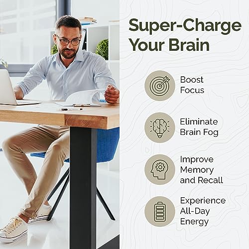 Fasted Athlete – Lift – Daily Energy Supplement, Organic Lion’s Mane Mushroom for Focus and Boosted Cognition + Creatine for Sustained Energy and Strength, 60 Count