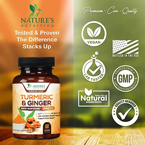 Turmeric Curcumin with Ginger - 60 Capsules