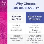 Spore Probiotic for Daily Gut Support - 180 Count