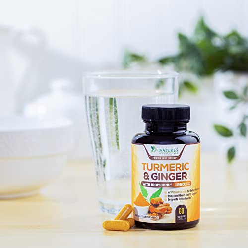 Turmeric Curcumin with Ginger - 60 Capsules