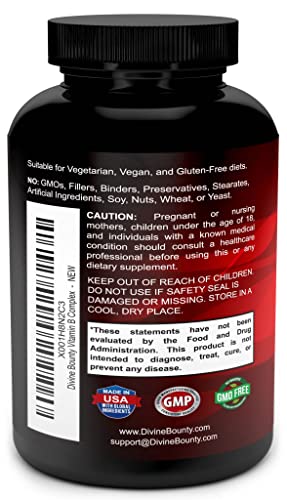 Divine Bounty Super B Complex - 90 Capsules