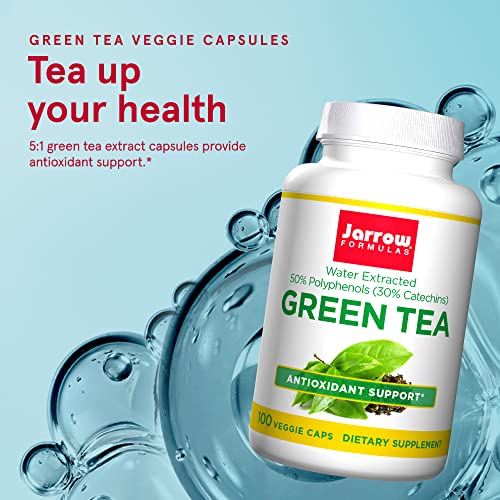 Jarrow Formulas, Green Tea, 500 mg, 100 Veggie Caps