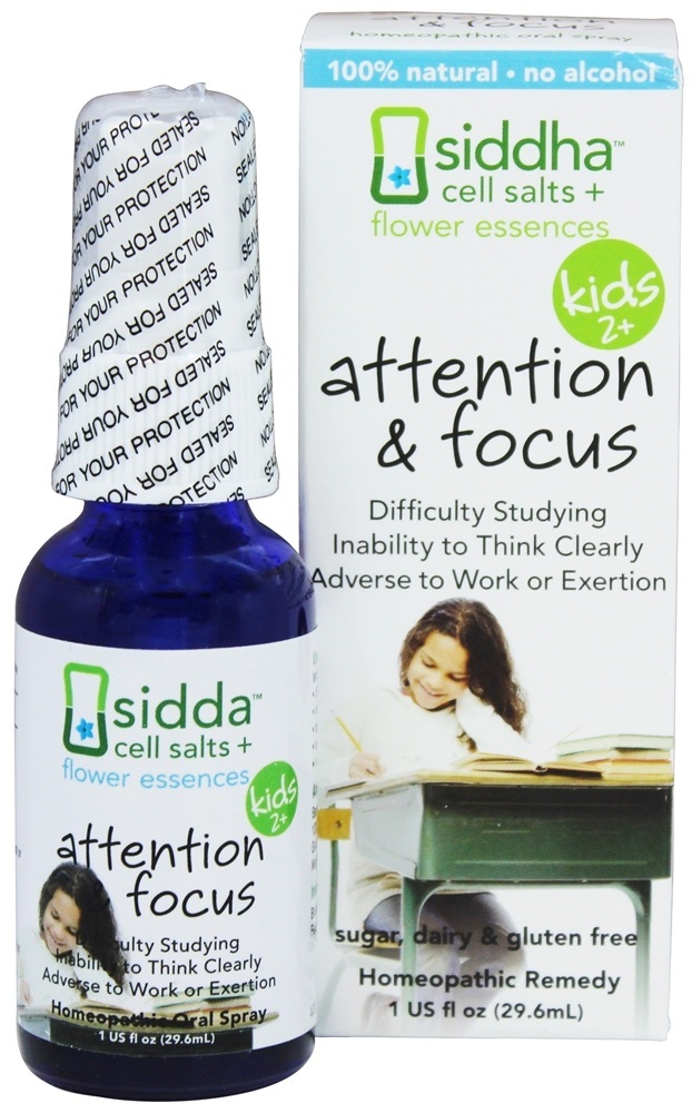 Siddha Kids Attention & Focus Homeopathic Remedy - 1oz