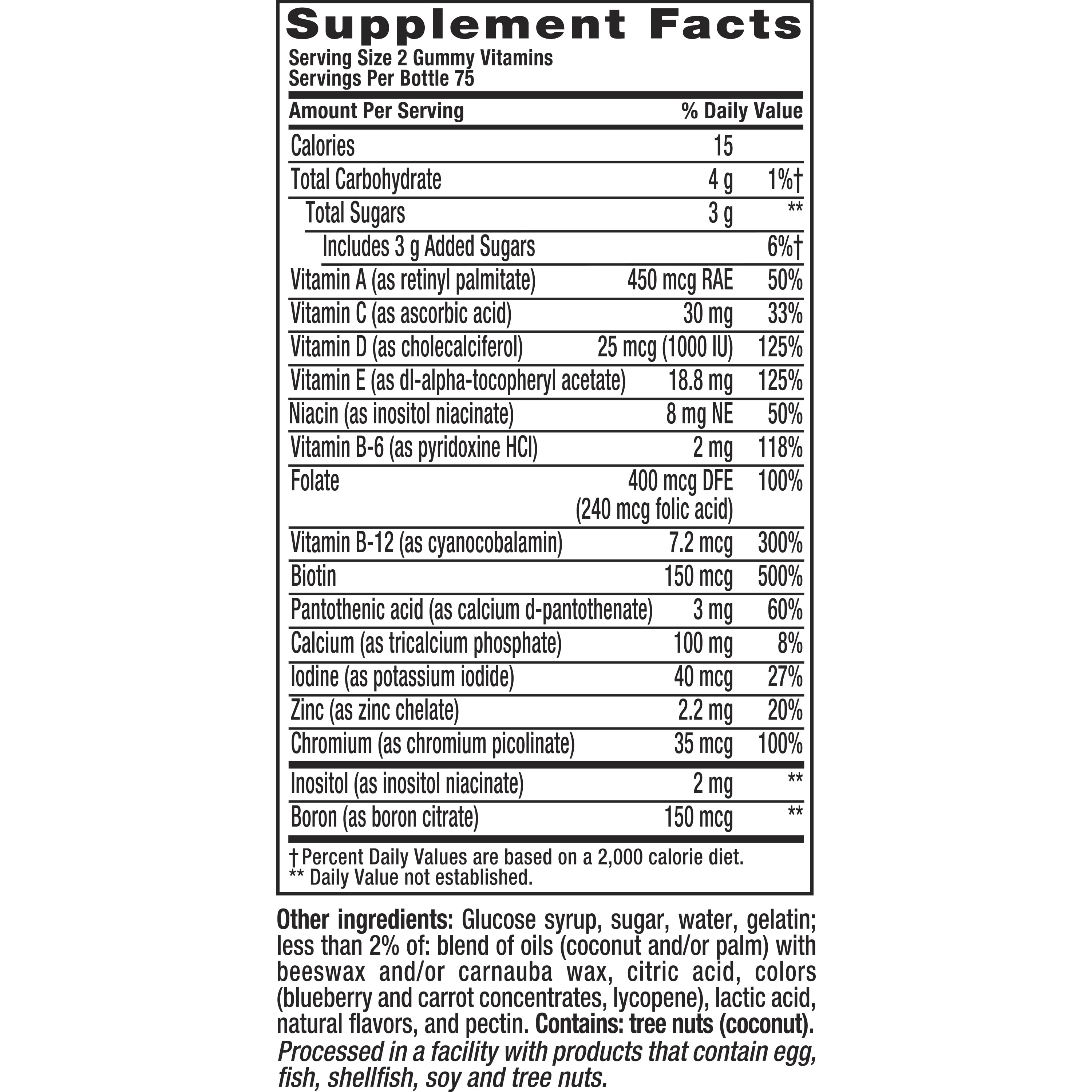 Berry Flavored Women's Multivitamin Gummies - 150 Count