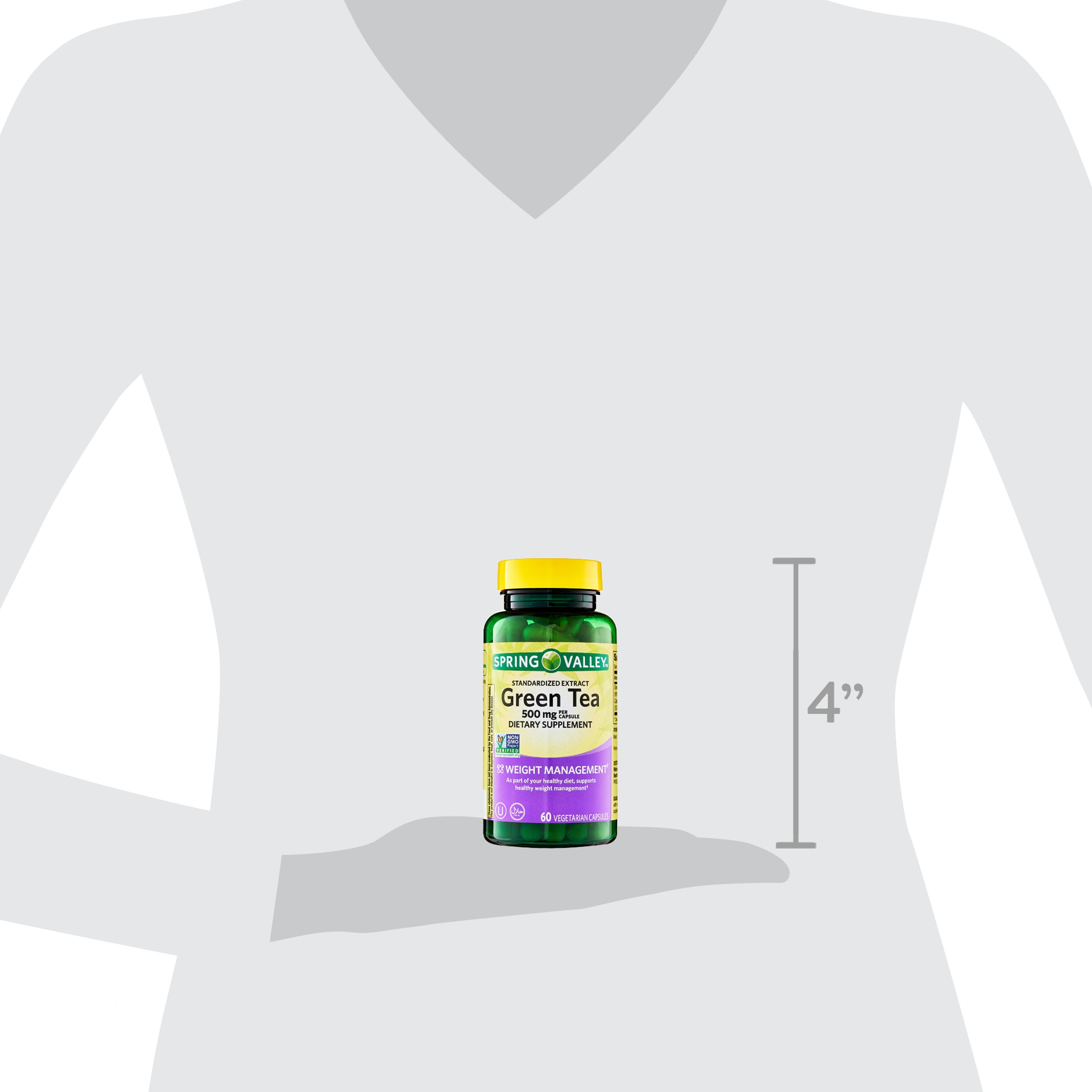 Spring Valley Green Tea Extract Capsules - 60ct