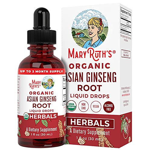 Asian Ginseng Supplement for Vitality and Focus