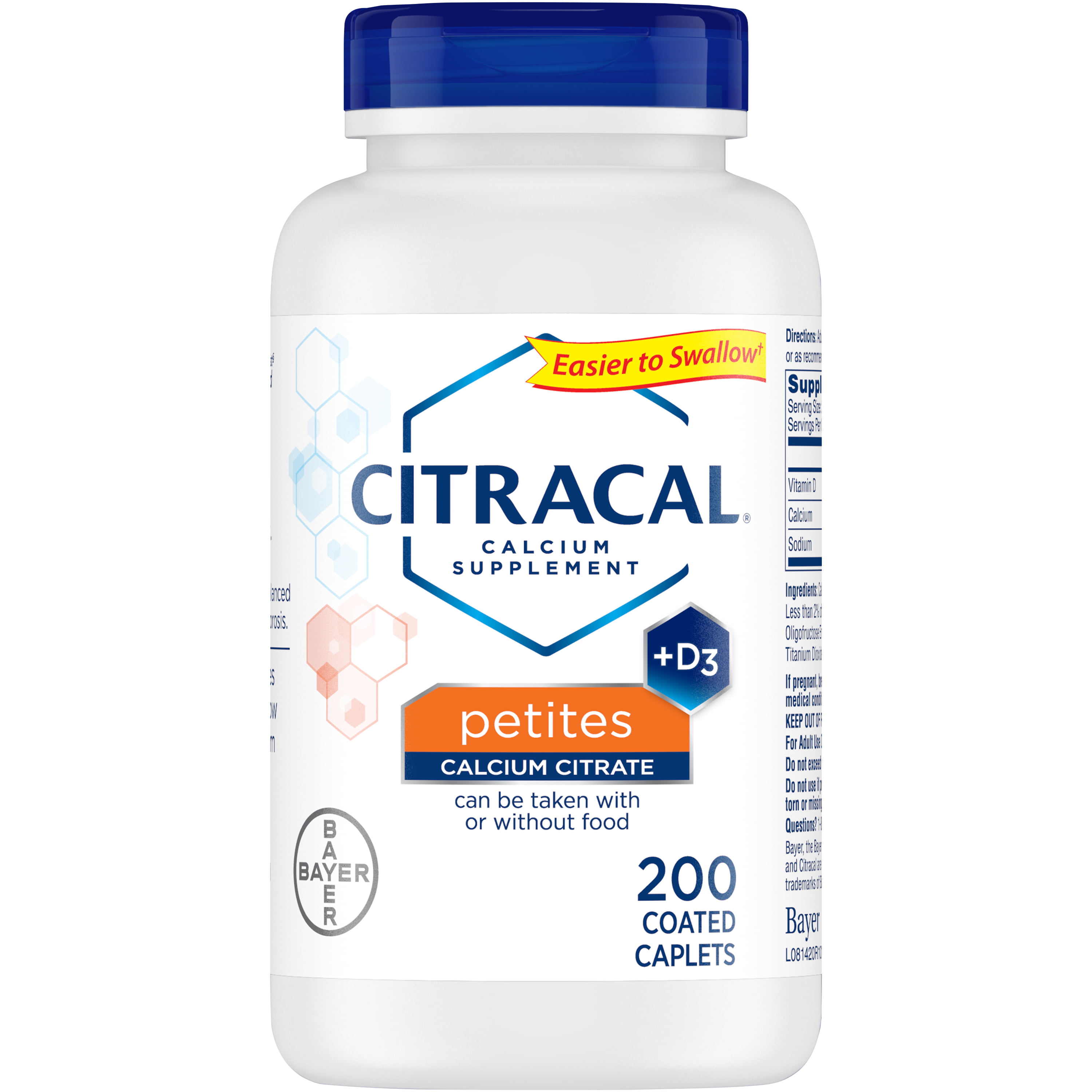 Highly soluble Citracal Petites with 400mg Calcium Citrate