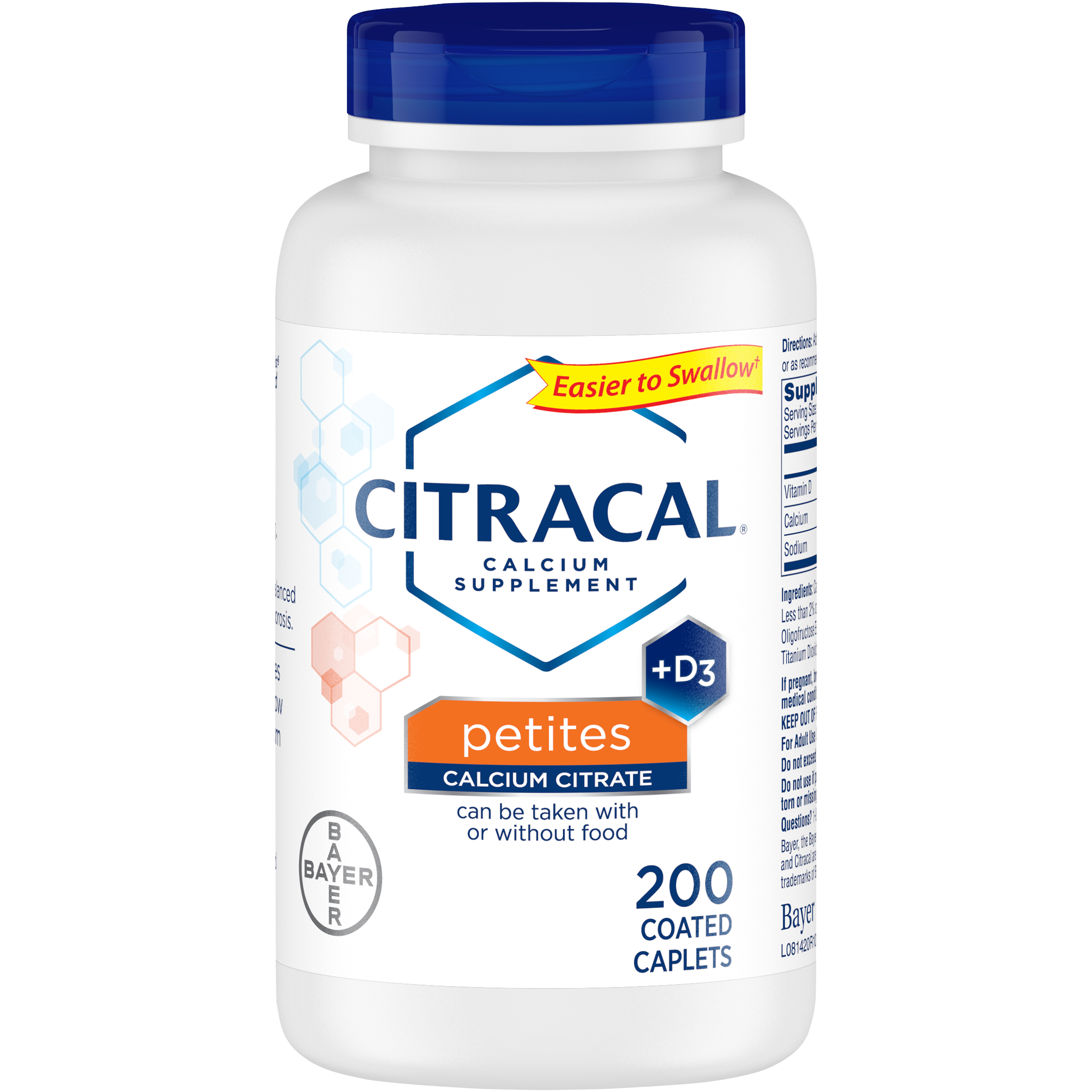 Highly soluble Citracal Petites with 400mg Calcium Citrate
