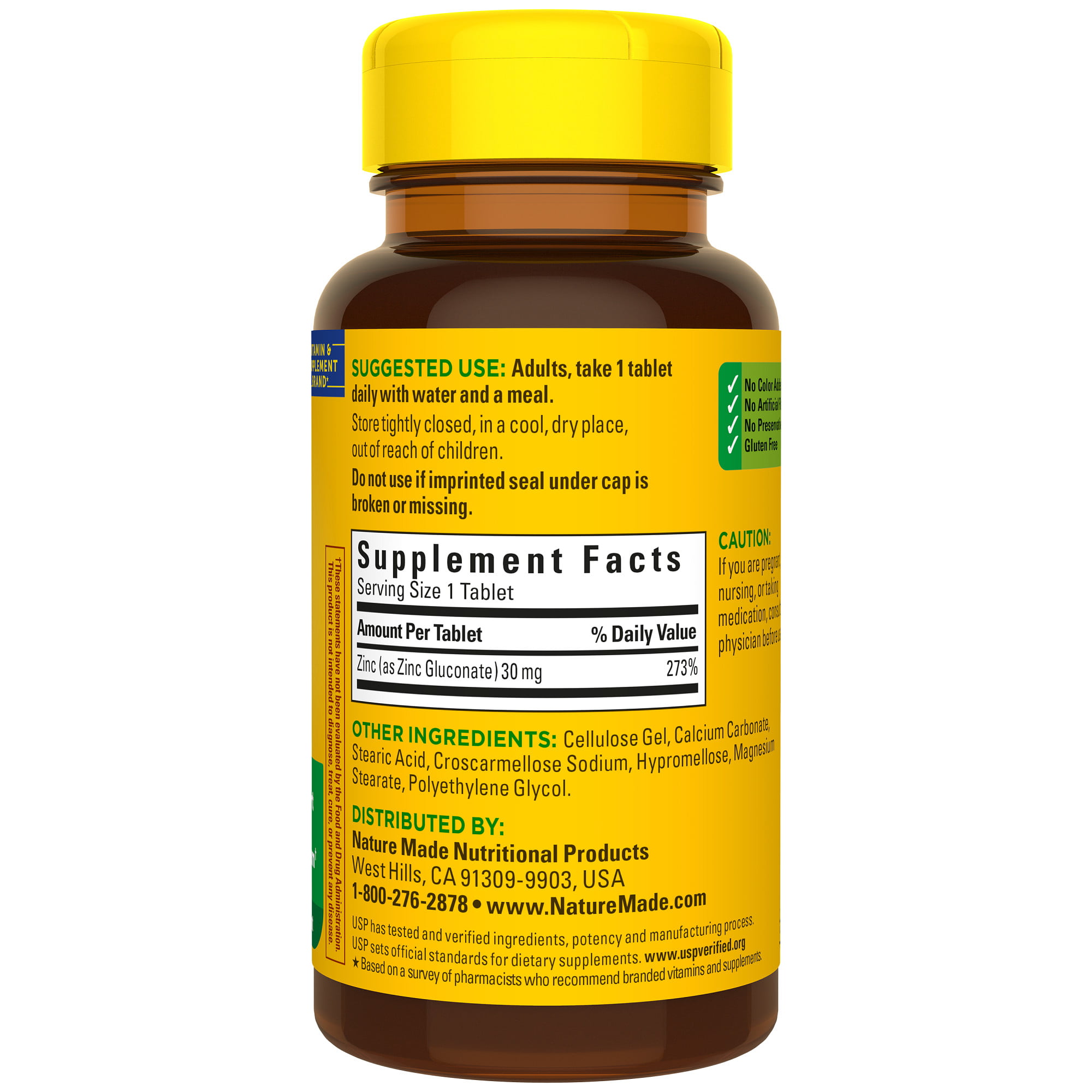 Nature Made Zinc 30 mg, Immune Health