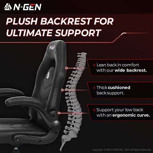 N-GEN Ergonomic Gaming Chair with Lumbar Support