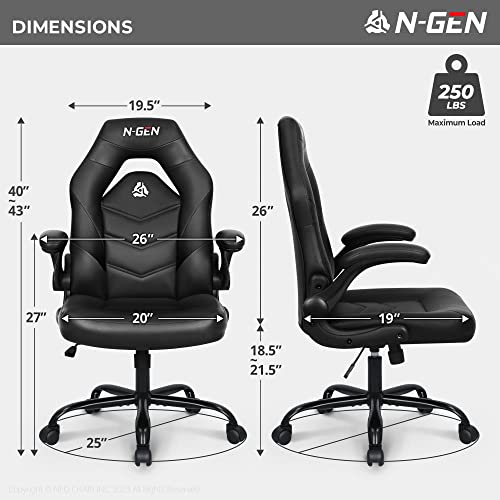N-GEN Ergonomic Gaming Chair with Lumbar Support