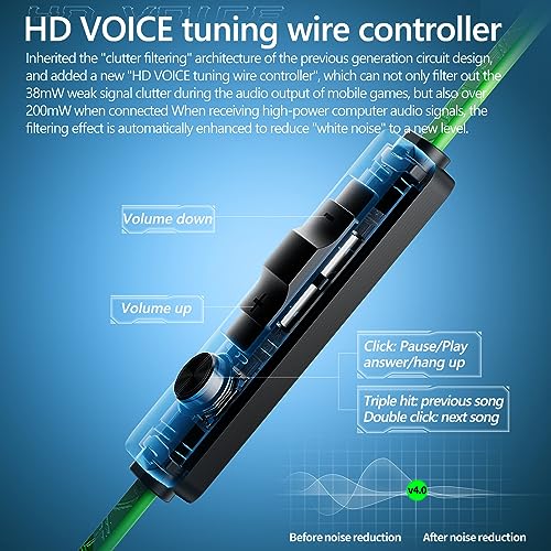 Dual plug gaming earbuds with mic for small ears