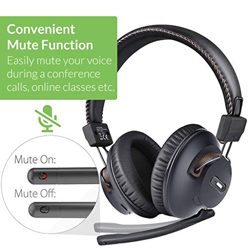 Wireless Bluetooth Headphones with Mic for PS5 & Switch