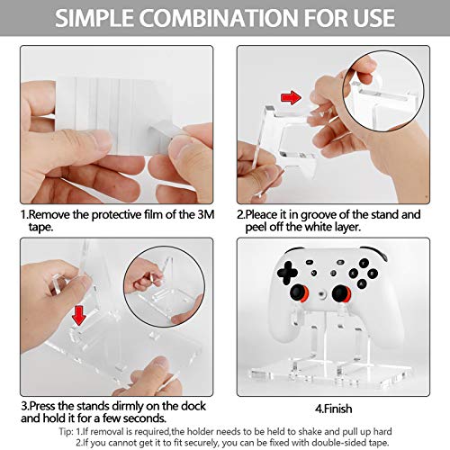 Acrylic Controller Stand Holder for PS5, Xbox, Playstation