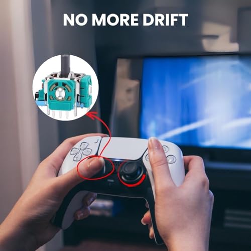 PS5 Analog Stick Repair Kit with 3D Joysticks