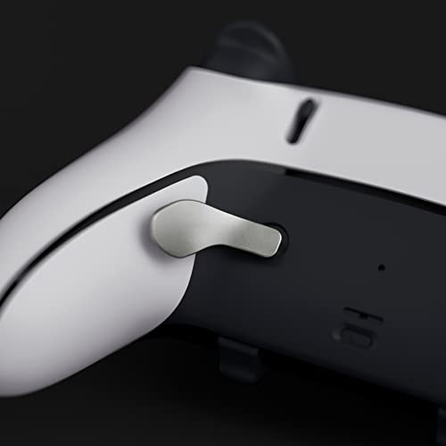 Metallic Silver Back Paddles for PS5 Edge Controller