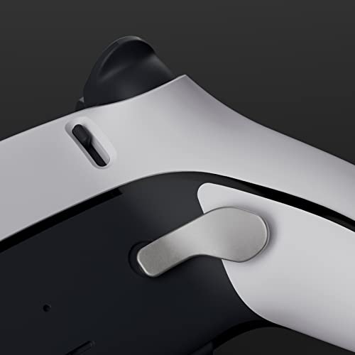 Metallic Silver Back Paddles for PS5 Edge Controller