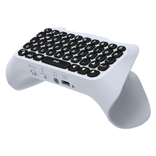 PS5 Bluetooth Chat Pad with Audio Jack & Speaker